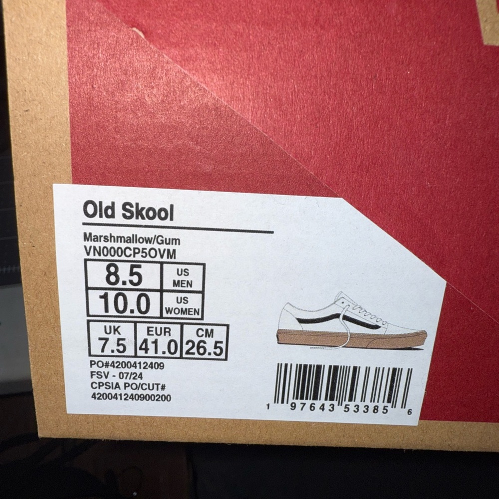 Vans Cream Tan Sneakers Classic Style